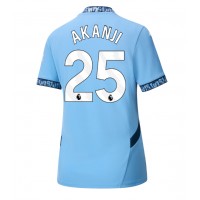 Camisa de time de futebol Manchester City Manuel Akanji #25 Replicas 1º Equipamento Feminina 2024-25 Manga Curta